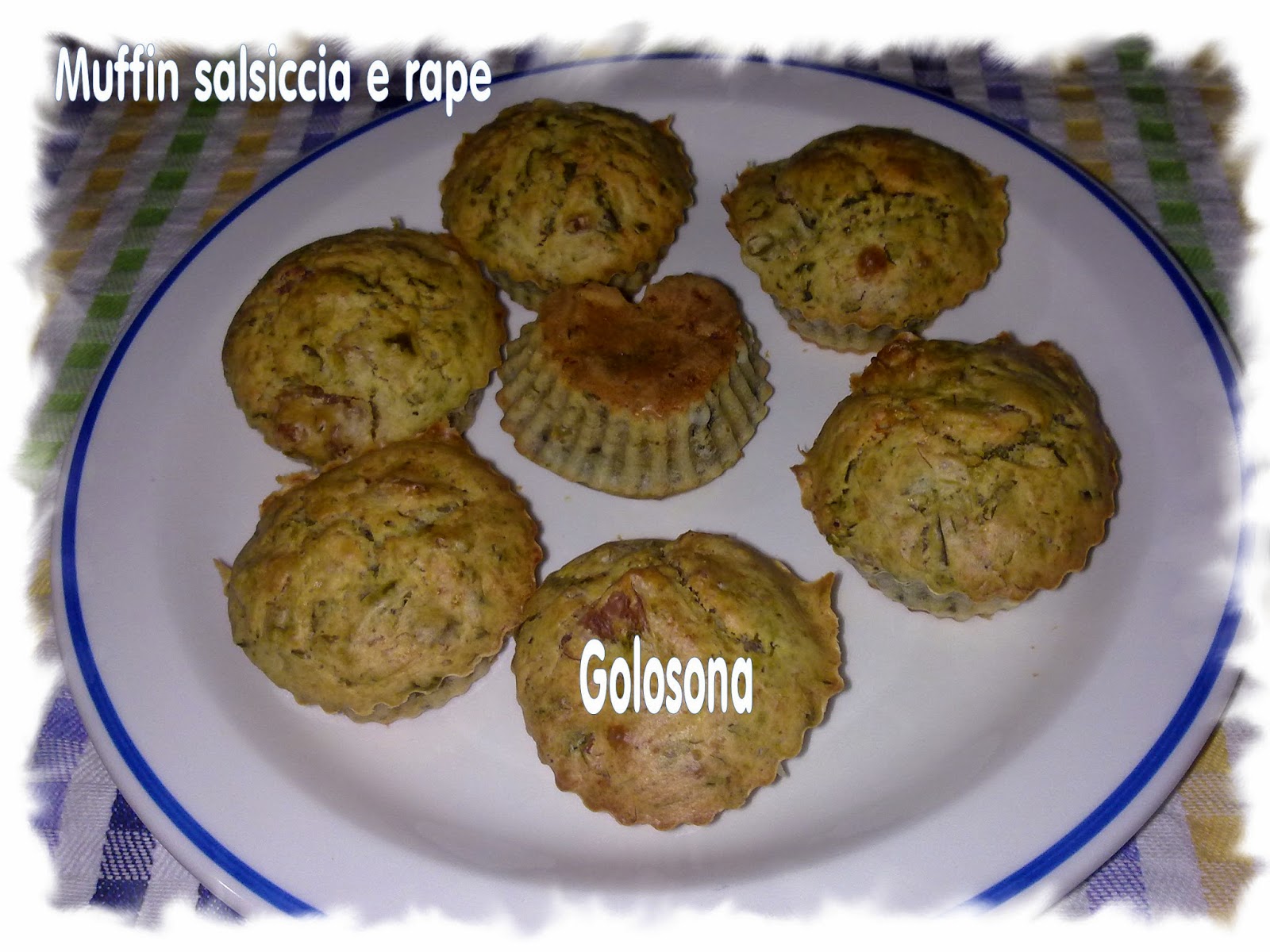 Muffin salsiccia e rape