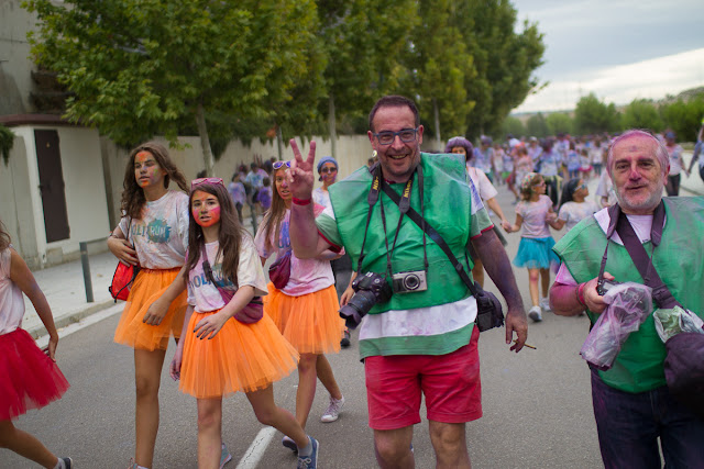 Fotográfos en la Holi Run Zaragoza 2015 - Puerto venecia