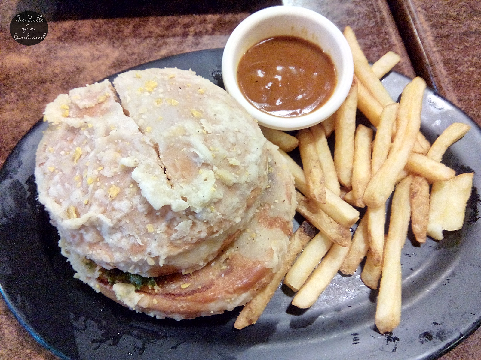 Zark's Deep Fried Mushroom Cheeseburger