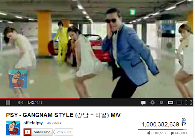 Gangnam Style Hits 1 Milyar Penonton Di You Tube