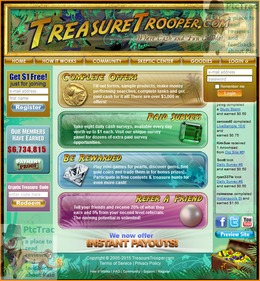 TreasureTrooper.com review - An elite site | Paying