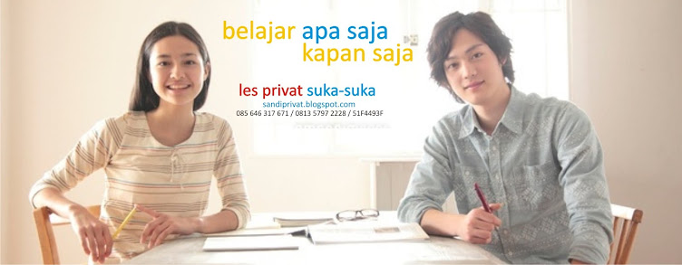 Sandi Privat | Les Privat di Malang (Guru Datang ke Rumah Siswa)