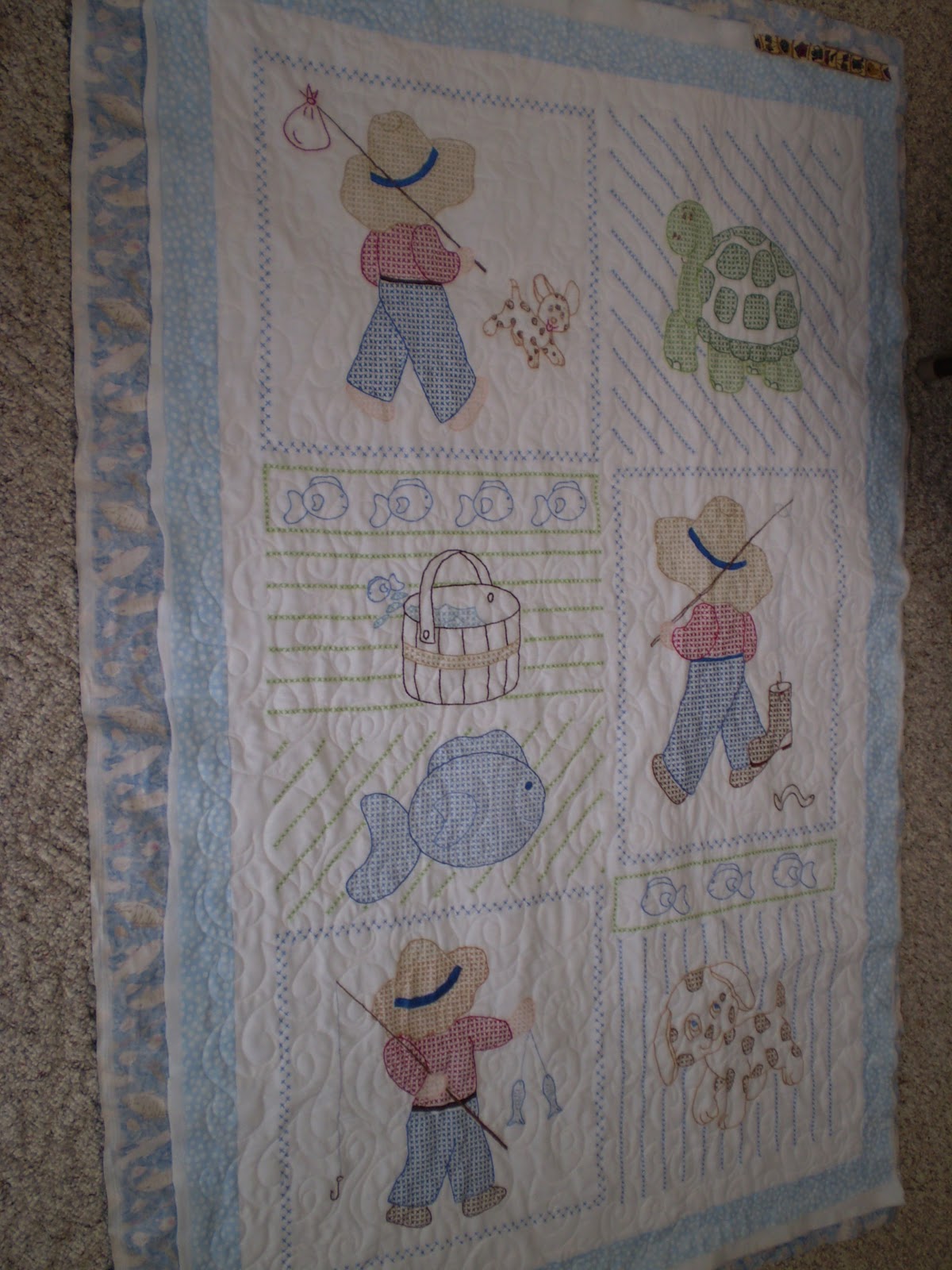 Embroidered Baby Quilt Patterns