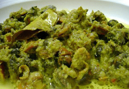 Rendang kerang cili api