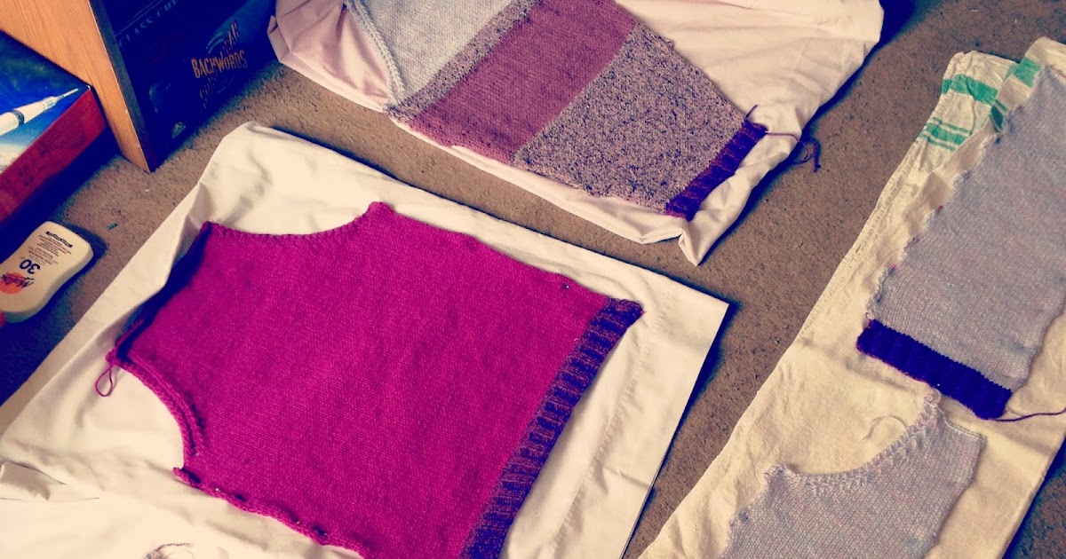 the geeky knitter how to block your knitting