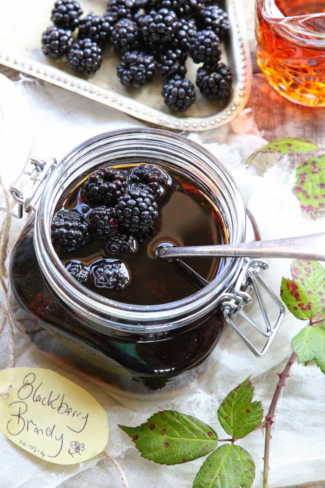 A Seasonal Treat Blackberry Brandy Nessa's Family Kitchen