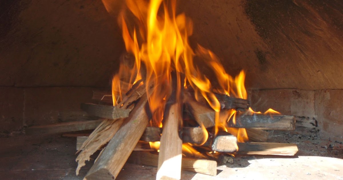 lilly pilly blue: A wood fired oven!