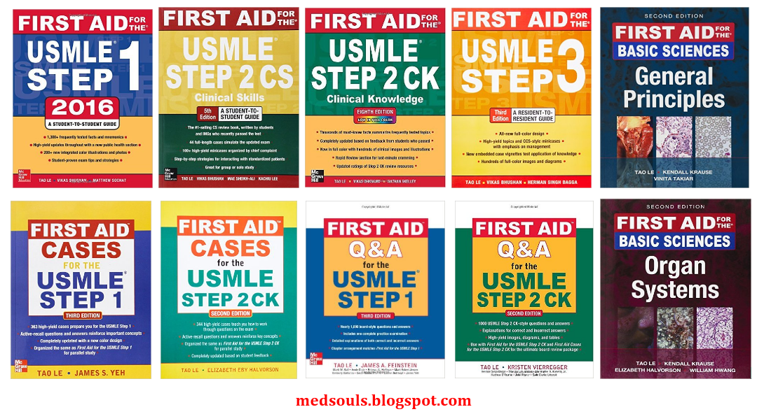 Medsouls Medical Library First Aid Series for USMLE