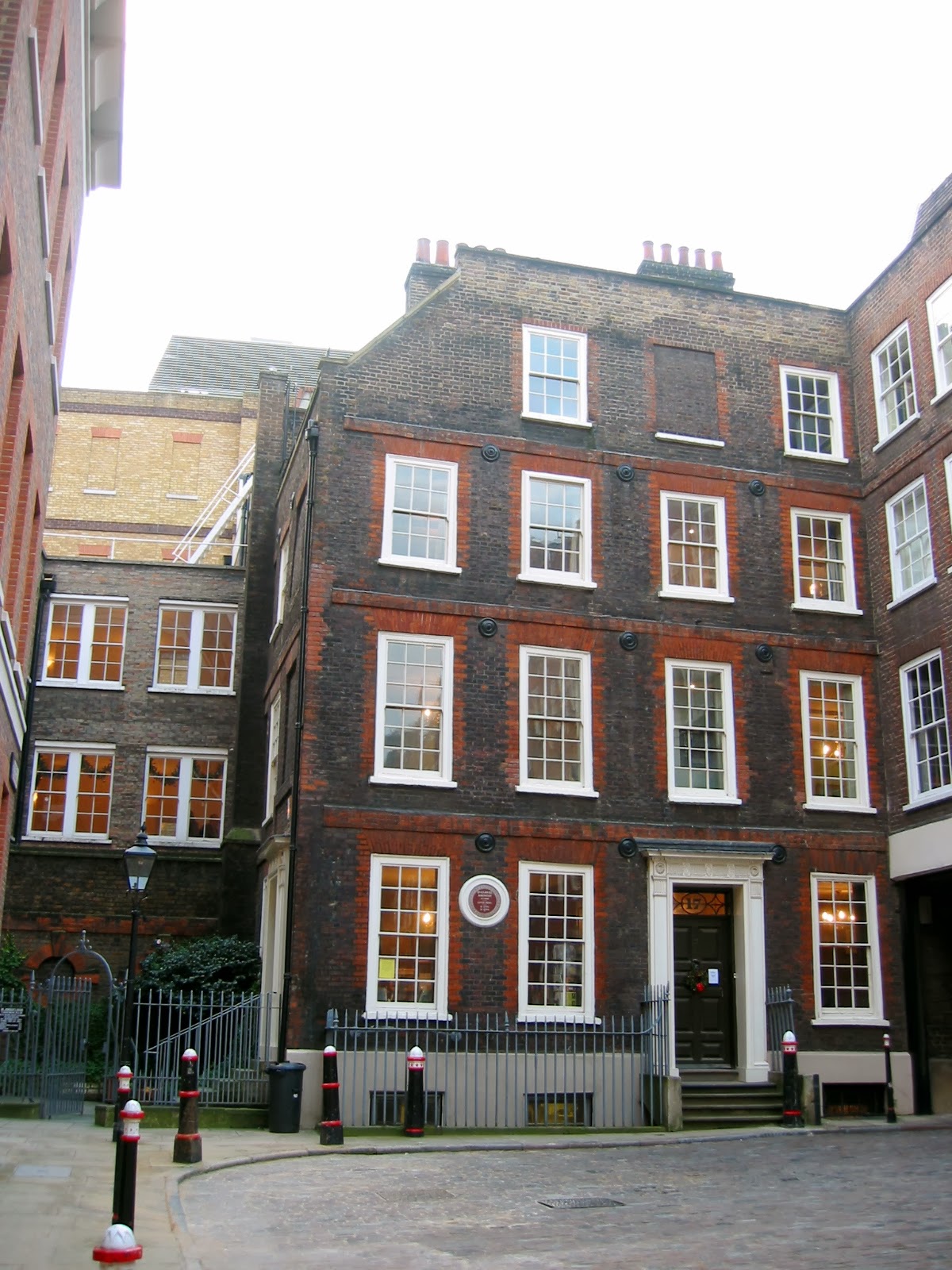 Traveloscopy Travelblog Samuel Johnson House there's a word for it.