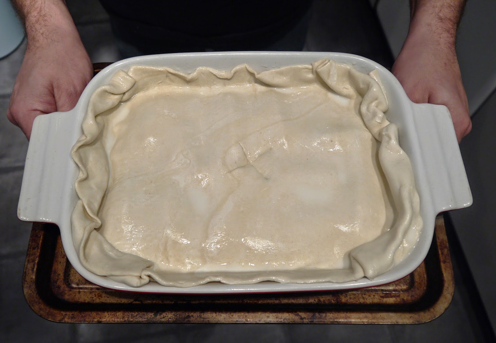 Creamy Smoked Haddock Puff Pastry Pie