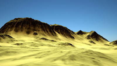 Terrain scene for the smaller project This is a terrain used in my smaller project (still a work-in-progress)