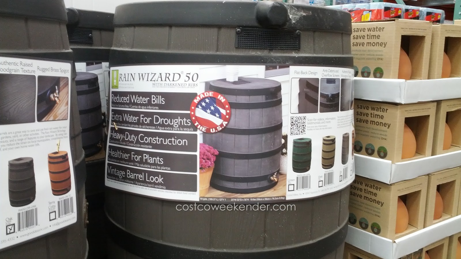 Good Ideas Rain Wizard 50 Gallon Rain Barrel Costco Weekender