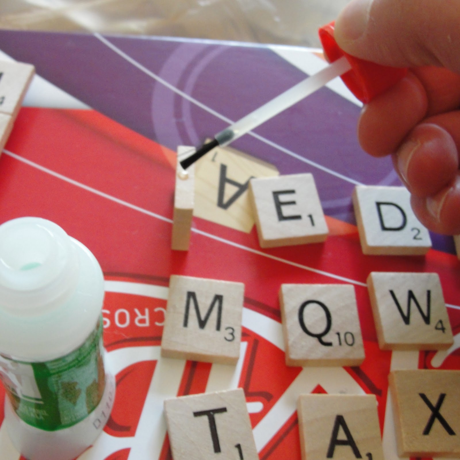 Stitchy Quilt Stuff Scrabble Tile Coaster Tutorial