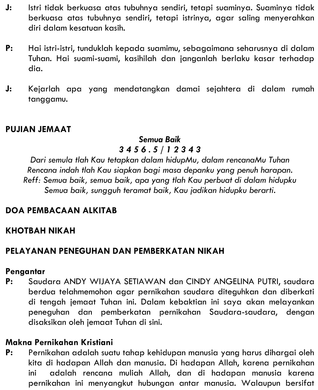 Seputar Acara Akad Dan Resepsi Pernikahan Liturgi Pemberkatan Nikah Agama Katolik