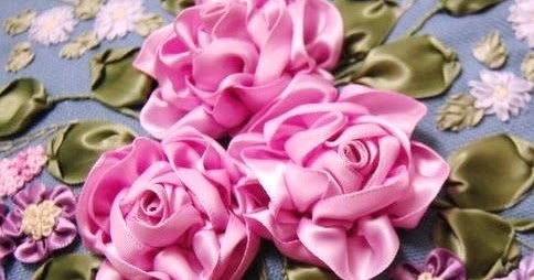 Easy Ribbon Embroidery Design Stitches