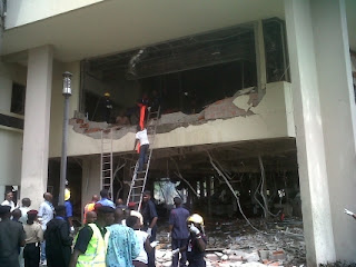 Pictures From The Scene Of Bomb Blast At The United Nations House Abuja! 2