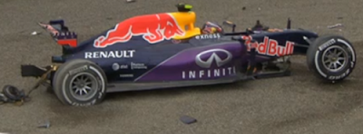 Kvyat accidente q3 Kvyat accidente q3