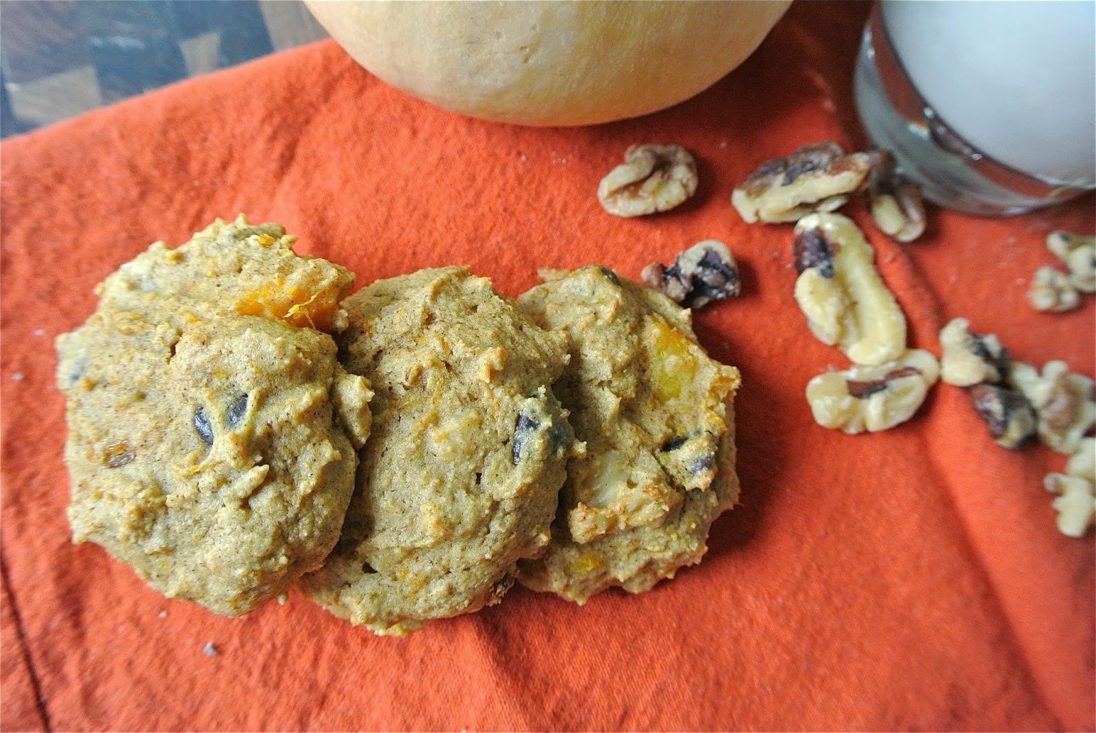 Butternut Squash and Chocolate Chip Cookies (Gluten Free)