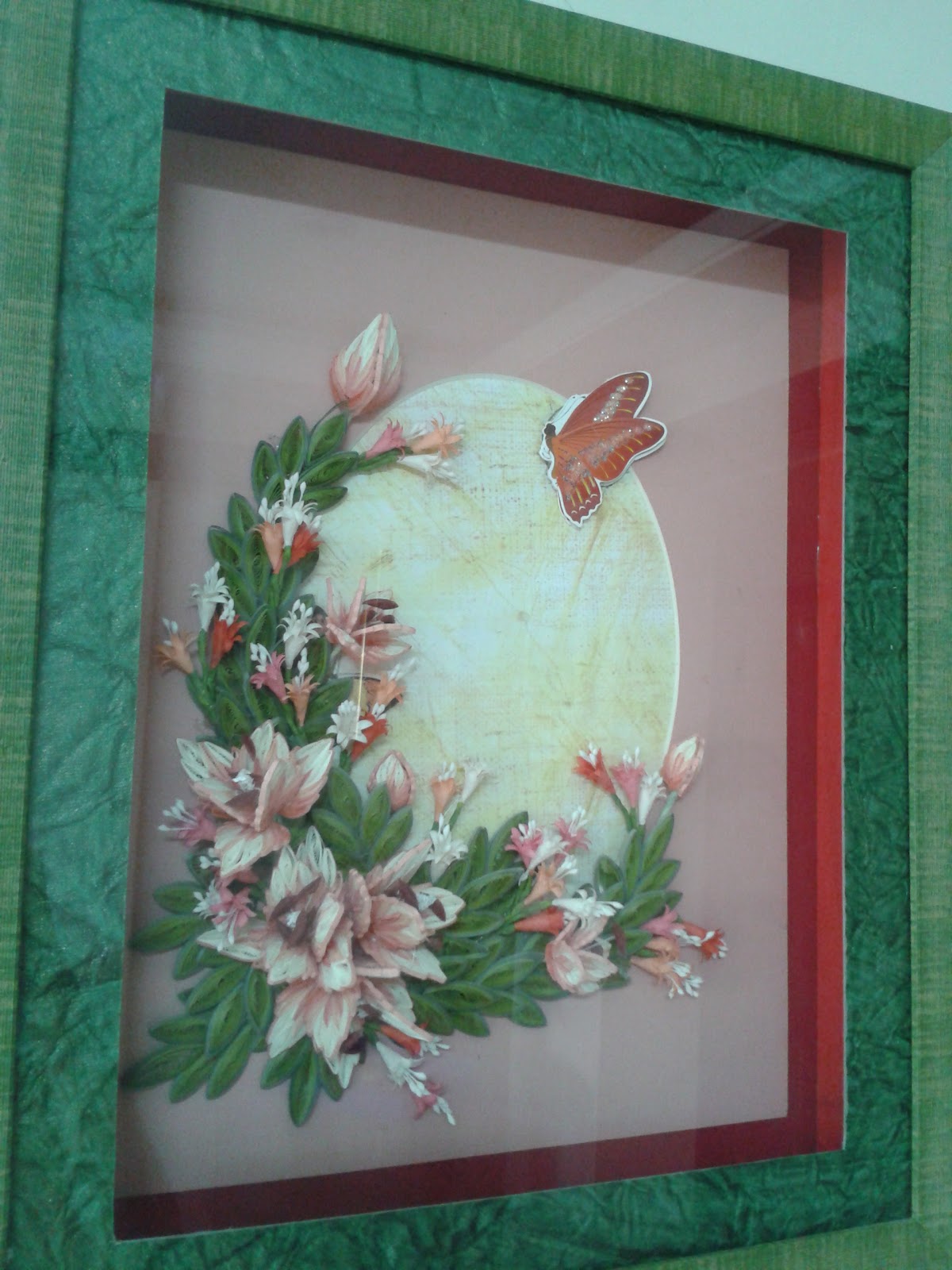 Neelam Arts And Craft Classes QUILLED LILY.........