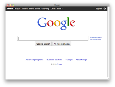 Mozilla Prism: Google application