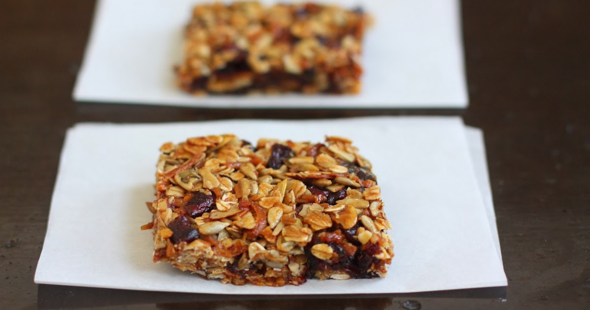 Week of Menus Homemade Granola Bars At the movies