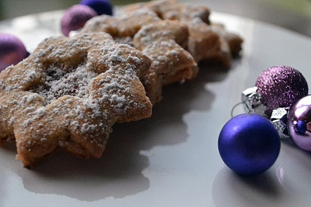 Mürbteig Linzer Sterne 