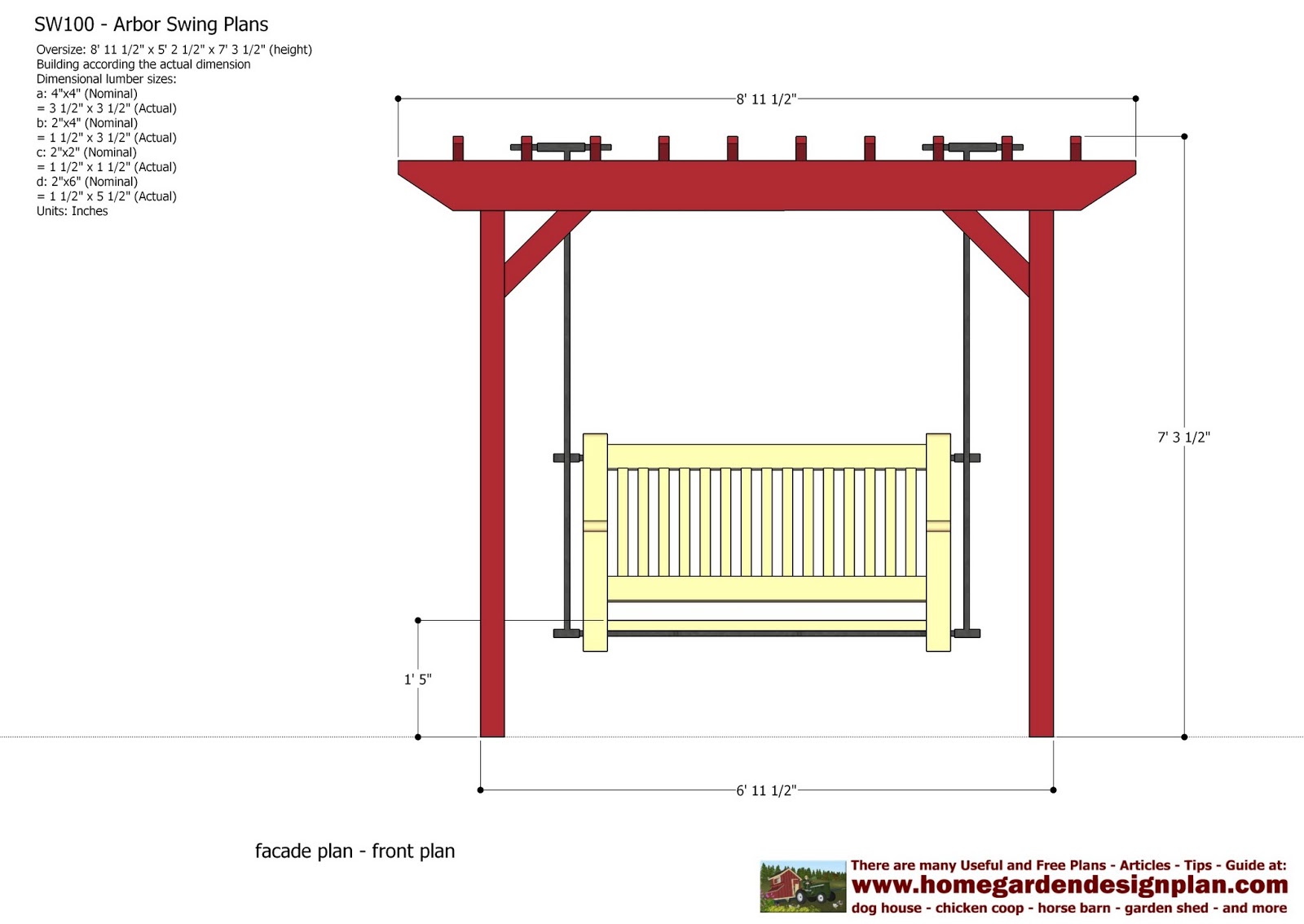 woodworking plans arbor