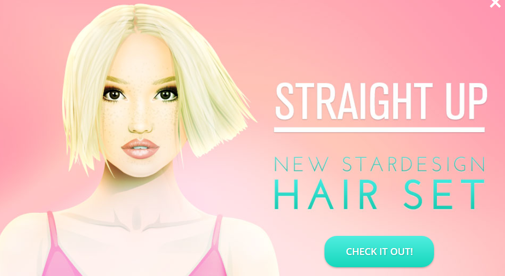 Stardoll's Most Wanted...: NEW STARDESIGN HAIR