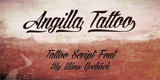 Angilla Tattoo Font Angilla Tattoo Font