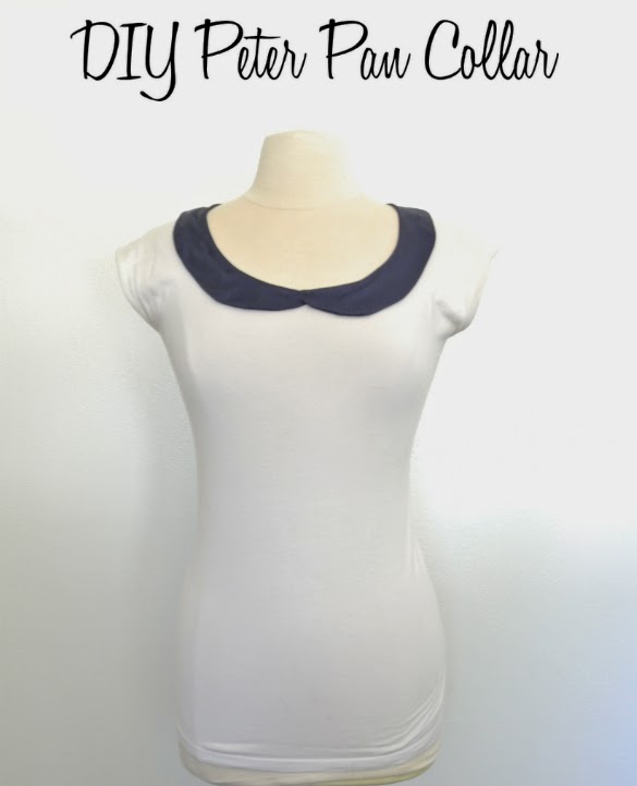 Directions on how to add a peter pan collar to almost any top
