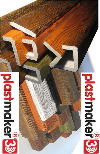 imitacja drewna belki rustykalne dekory deski elewacyjne plastmaker belki rustykalne NA WYMIAR  3D