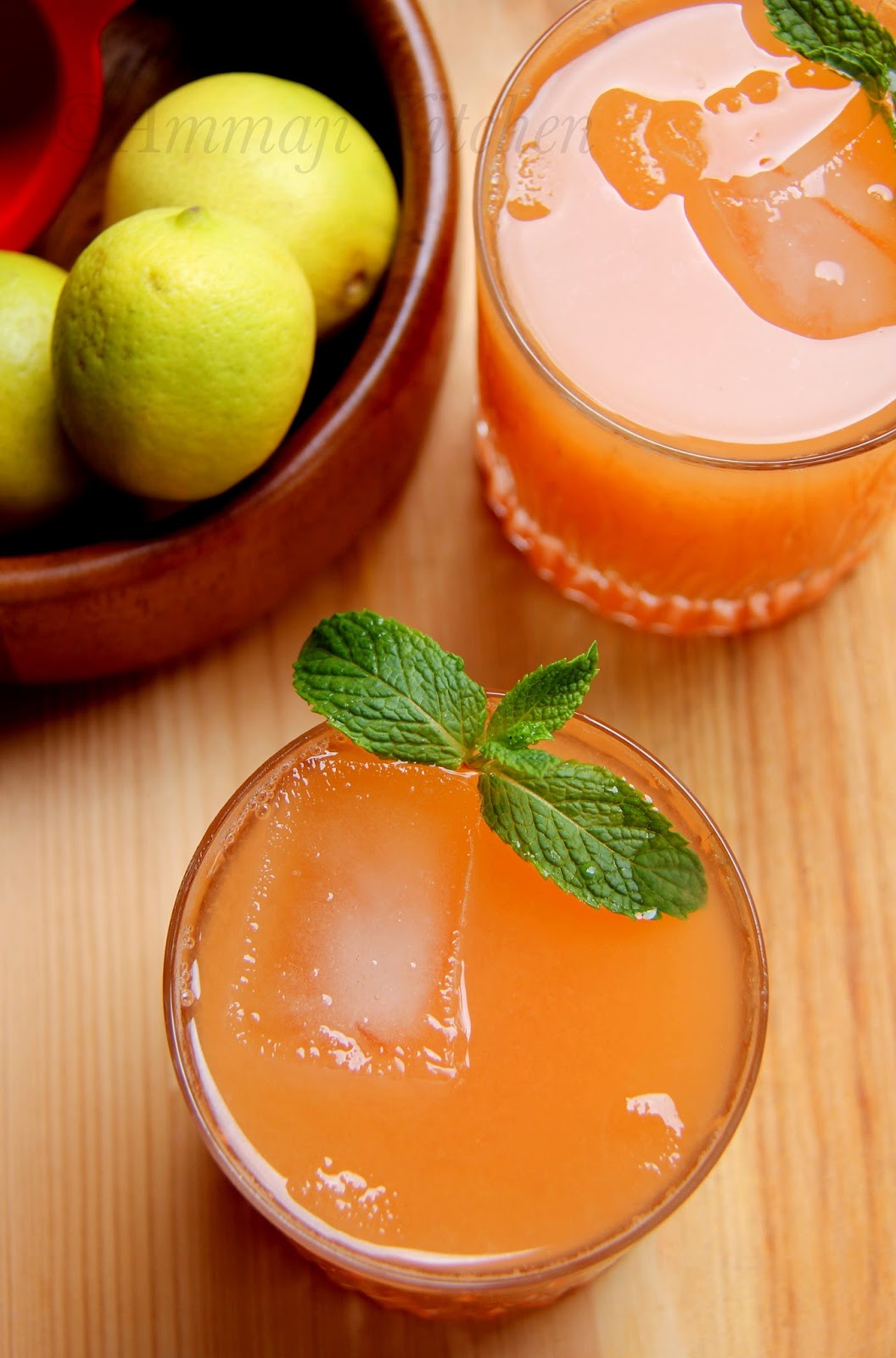 Cantaloupe Ginger Mocktail Indian Food Recipes Ammaji Kitchen