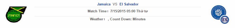 Jamaica vs El Salvador link vào 12bet