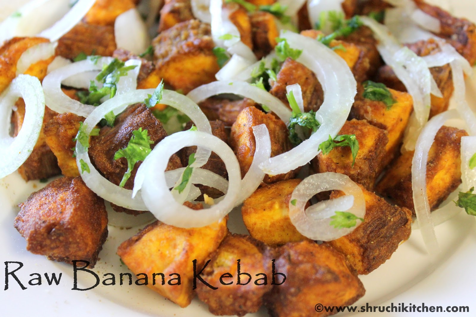 Where's the FOOOD!!!! Raw Banana Kebabs