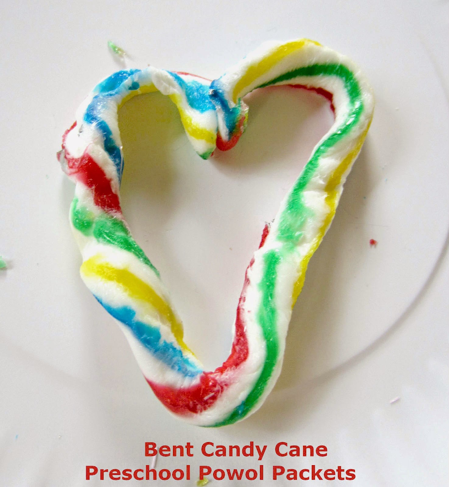 Science Experiment Bend Your Candy Cane!! Preschool Powol Packets