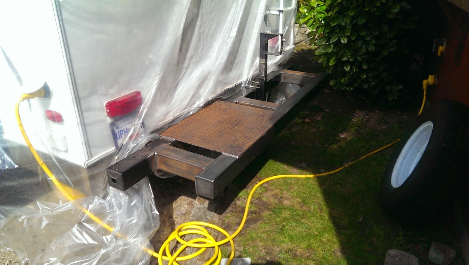 We Discover Canada And Beyond Extending the Bumper on 5th Wheel Trailer