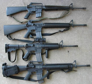 M16a1, M16a2, M16a3, M16a4 Assault Rifle AR15