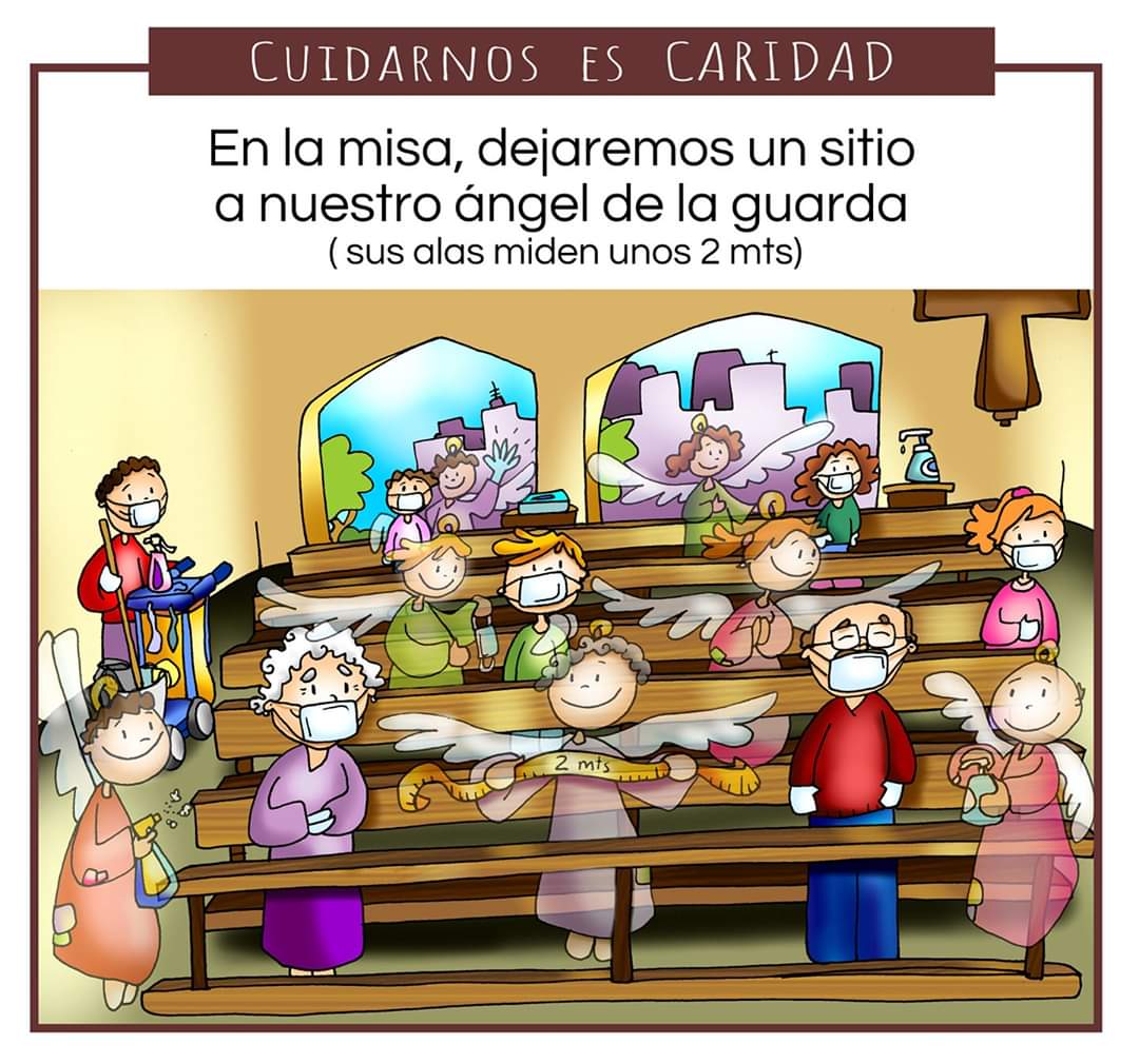 En la iglesia