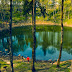 Kaali meteorite craters in the village of Kaali,Estonia