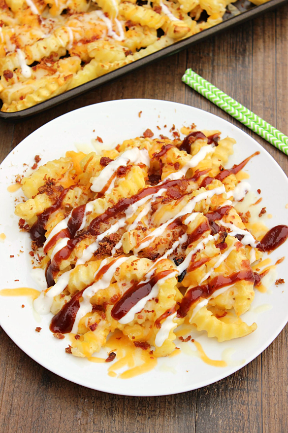 Barbecue and Ranch Loaded Fries Whats Cooking Love?