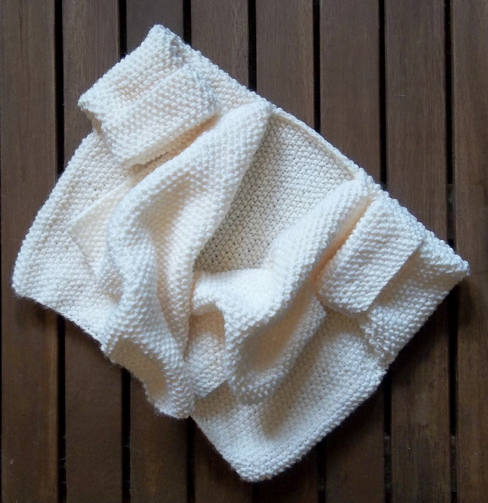 Baby Wrap Cardigan Hand Knitting Pattern
