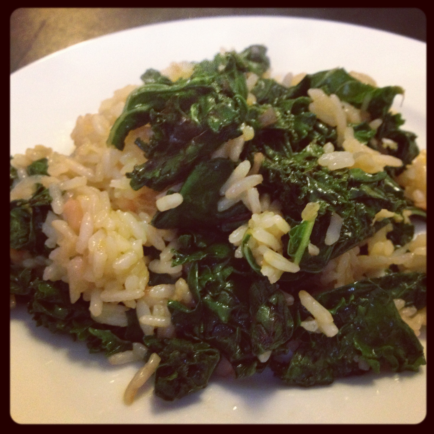 Ruminations on Food Garlic StirFried Greens