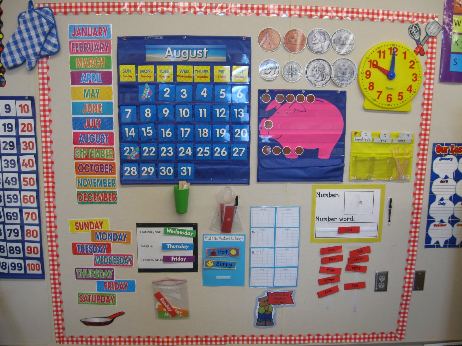 What the Teacher Wants! It's calendar tiiimmmmeeee!!!