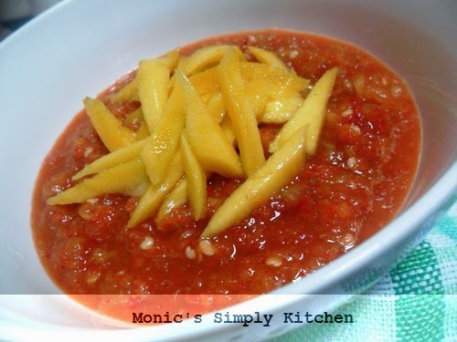 Mangga muda sambal Resep Mudah