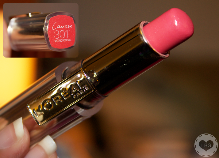 Christmas Challenge: 30 Lipsticks in 30 Days #11 Loreal Caresse Dating Coral | Le Beauty Girl