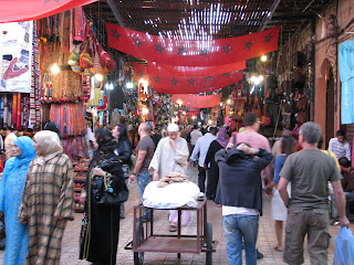 A market in Morocco