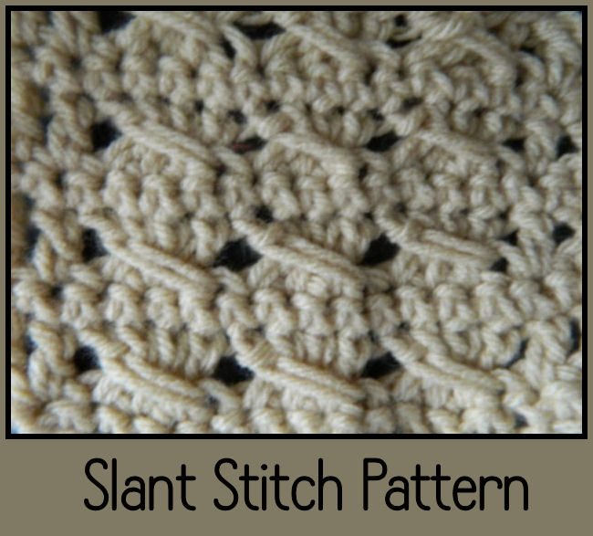 Heather's Crochet Designs: Crochet Video Tutorial: Crochet Slant Stitch