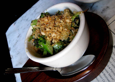 Broccoli with Roasted Garlic and Anchovy Vinaigrette at The Purple Pig in Chicago - Photo by Michelle Judd of Taste As You Go
