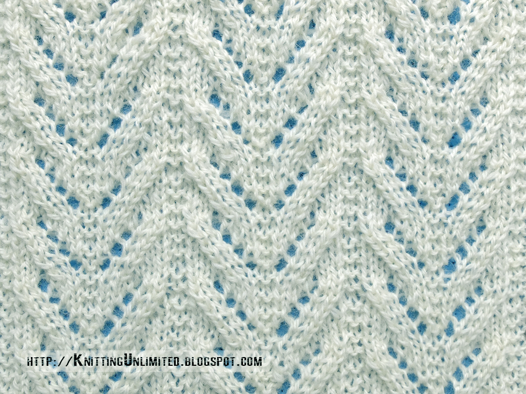 Lace Stitches for Spring 2016 - Pattern 10/10 - Knitting Unlimited