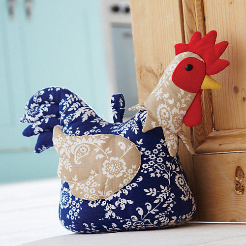 I Love Handmade Chicken Door Stop by Ulster Weavers